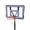 Clear, Blue, White, variant on Lifetime 44-Inch Shatterproof Portable Basketball Hoop with Telescoping Adjustment & Classic Rim - Model 90073-Outdoor Play