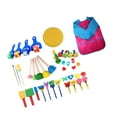 thumbnail image 3 of Pintar esponjas para niños pintura de bricolaje pinceles de esponja estampilla para niñas para niños Tela roja de rosa, 3 of 8