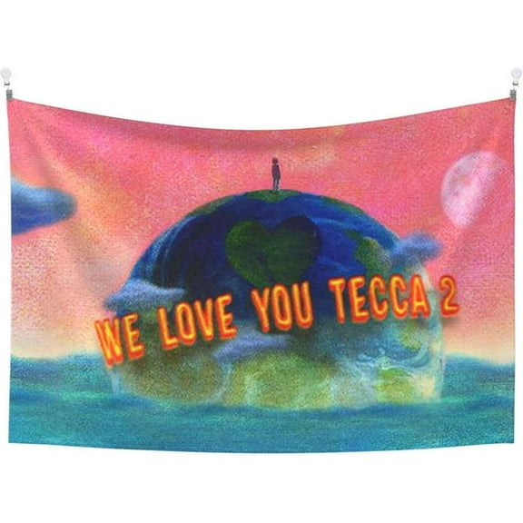 Lil Rapper Tecca Singer Tapestry Wall Hanging Art Aesthetic Tapestries for Bedroom Living Room Home Wall Decor