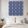 thumbnail image 4 of Blue Elk Boho Wall Art Painting on Canvas, Vintage Ethnic Botanical Abstract Canvas Art Home Prints Wall Art Framed Modern Artwork for Living Room Bedroom Wall Decor 20x20in, 4 of 9