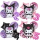 thumbnail image 2 of 1 juego de globos Kuromi, suministros para fiestas, globo de aluminio redondo de 18 pulgadas y 32 pulgadas con números del 1 al 9, decoración para fiestas, temática de Sanrio, regalo para eventos fami, 2 of 5