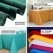 Balsa Circle 72x120 Polyester RECTANGULAR Tablecloth - Table Linens - White