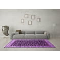 thumbnail image 3 of Ahgly Company Indoor Rectangle Oriental Purple Industrial Area Rugs, 8' x 10', 3 of 4