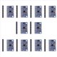 thumbnail image 1 of Módulo de Sensor de Acelerómetro Giroscopio MPU6500 de 10 Piezas Módulo de Sensor -6500 de 6 Ejes Protocolo de Comunicación IIC, 1 of 5