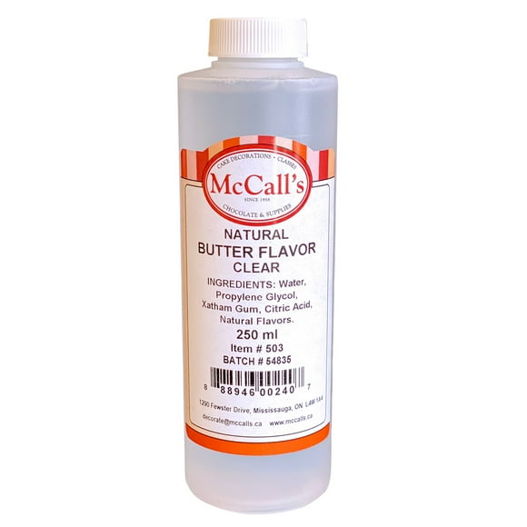 BUTTER FLAVOR CLEAR NATURAL 250 ml