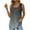 Gray, variant on asdoklhq 2026 Summer Fall Womens Tops under $5 Women's Fashion Solid Color Square-neck Comfortable Loose T-Shirt Sleeveless Blouse Casual Tops Purple L