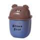 thumbnail image 1 of Countertop Garbage Can, with Lid, Cute Bear Countertop Trash Can-B, 1 of 5