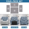 thumbnail image 6 of HELLHERO Vintage Pattern Print Recliner Chair Covers Couch Covers for Reclining Couches Electric Power Lift Recliner Chair Non Slip Cover with Pockets, 6 of 8