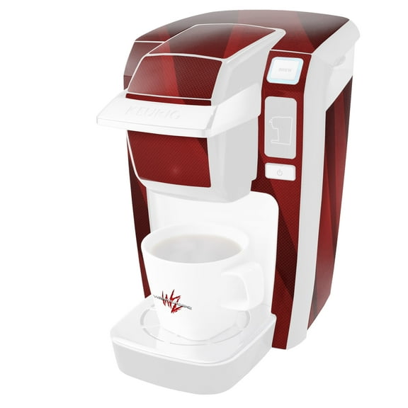 VintageID 25 Red - Decal Style Vinyl Skin fits Keurig K10 / K15 Mini Plus Coffee Makers (KEURIG NOT INCLUDED)