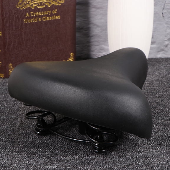 LOLIPPYY Black Bike Seat Saddle Comfortable for Long Distance Cycling