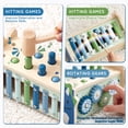 thumbnail image 3 of Montessori Toys for 1 Year Old, Wooden Montessori Learning Toys for Toddler, Hammering Pounding Toy with Xylophone, Dinosaur Toys, Wood Preschool Learning Fine Motor Skills Game, 3 of 8