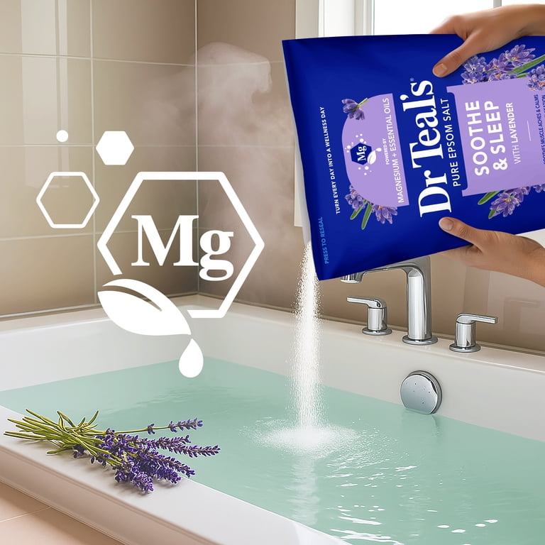 Dr Teal's Soothe & Sleep Epsom Salt Soak, Lavender, 7 lbs photo 4