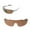 Brown - Polarized, variant on Walleva Clear Replacement Lenses for POC Half Blade Sunglasses