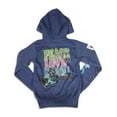 thumbnail image 3 of Butter Super Soft Long Sleeve Screen Print and Embellished Zip Hoodie Sweatshirt, 24953 acid green / 5, 3 of 7