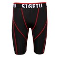 thumbnail image 1 of Pantalones cortos de compresión para hombres Sunnimix Ciclismo Negro M L XL 2XL 3XL, 1 of 8