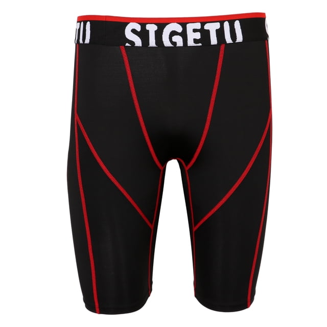 Pantalones cortos de compresión para hombres Sunnimix Ciclismo Negro M L XL 2XL 3XL