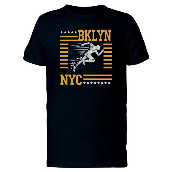 Bklyn Nyc Running Man Tee Men's -Image by Shutterstock