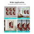 thumbnail image 6 of Window Privacy Film Red Marble Stained Glass Window Film Decorative Sun Block Window Cover Grey Gold Texture Vintage Farmhouse Art Window Clings Static Adhesive Sticker for Bathroom 19.6"x39.3", 6 of 7