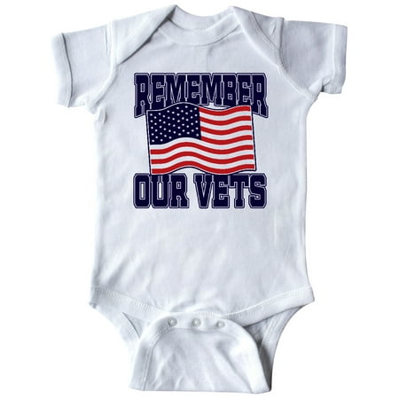 

Inktastic Veteran Remember our Vets Gift Baby Boy or Baby Girl Bodysuit