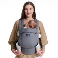 thumbnail image 1 of Momcozy Baby Carrier Newborn to Toddler Ergonomic, Cozy and Lightweight Infant Carrier for 7-44lbs, Effortless to Put On, Ideal for Hands-Free Parenting, Enhanced Lumbar Support, 1 of 7