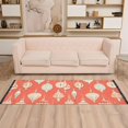 thumbnail image 2 of Yayeee Runner Rug for Bedroom 2'x6' Machine Washable Hallway Non Slip Mat, Beige Christmas Ornaments Pattern, 2 of 8
