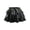 Black, variant on Girls Metallic Skater Skort Kids Elastic High Waisted Shiny Flared Pleated Dance Athletic Skort(Green,11-12 Years)
