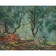 thumbnail image 3 of Claude Monet 24x20 Black Modern Framed Museum Art Print Titled - Olive Wood in the Moreno Garden (1884), 3 of 5