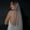 Beige, variant on 1 Tier Glitter Bride Wedding Veil Fingertip Bachelorette Party Veil Sparking Bridal Veil for Women and Girls (Champagne)
