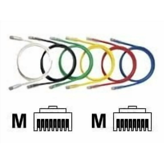 Panduit Cat.6 Utp Patch Cord - Rj-45 Male Network - Rj-45 Male Network - 10ft - Off-white, Clear (utpsp10y)