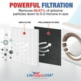 thumbnail image 3 of 3304899 Filter Set Replacement Compatible with Coway Airmega AP-1512HH, 200M, AP-1512HHS, AP-1518R, AP-1519P -True HEPA + Activated Carbon Filters by LifeSupplyUSA (2-Pack), 3 of 5