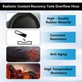 thumbnail image 3 of New Black Radiator Coolant Recovery Tank Overflow Hose for 2013-2020 Ford Fusion, 3 of 9