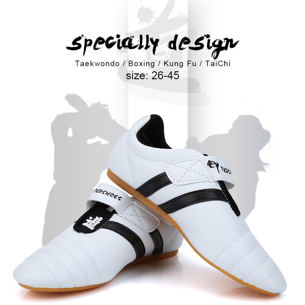 Cergrey Taekwondo Shoes Kung Fu Shoes Taekwondo Sport Boxing Kung Fu Taichi Lightweight Shoes For Adults And Children 34