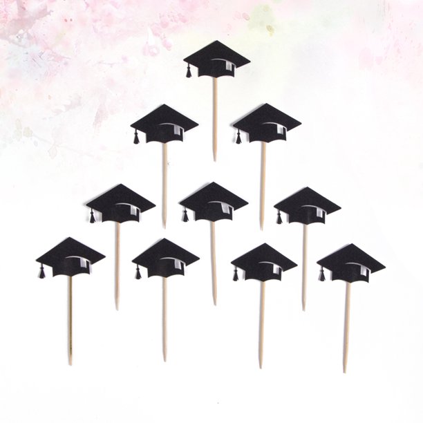 IDEANATEGRATE 20Ud Para Pasteles Con Picks De De Graduación Para Fiesta