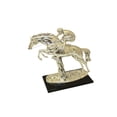 thumbnail image 2 of Nifao Jockey on Horse Silver Finished - Bronze Statue – Home Decor Sculpture, 13"L x 5"W x 12"H, 2 of 14