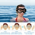 thumbnail image 6 of Elainilye Anti-Leak Swimming Goggles with Panoramic Lens, Hydrodynamic Swim Gear with Nose Bridge Adjustment, Low-Profile Eye Protection for Lap Training, Competitive Swimming, 6 of 6
