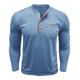 thumbnail image 4 of pstuiky camisetas de manga larga para hombre, Cárdigan informal de color liso para hombre, con botones, bolsillo y mangas largas y cuello redondo Tops casuales para hombres xxxl, 4 of 7