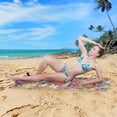 thumbnail image 6 of Coolnut Pretty Flower Beach Towel, Fast Drying Extra Large Sand Free Lightweight Beach Towel Blanket for Swimming,Camping,Picnic,Yoga Gym Sports,31"x71", 6 of 6