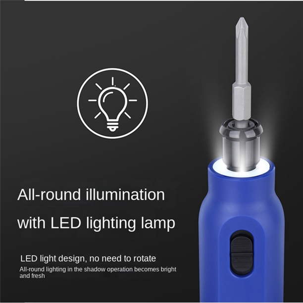 Electric Screwdriver Set 3.6V Rechargeable Cordless Automatic