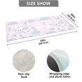 thumbnail image 3 of Haosy Cinnamoroll Flying in Sky Bathroom Rugs Non Slip Absorbent Soft Plush Quick Dry Bath Mat, 39"x20", 3 of 8