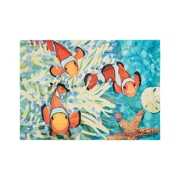 Coral Reef Printed Single Placemat, 13.5" x 19"