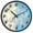 Cartoon Simple Daisies, variant on Dailycode Night Light Wall Clock Glow in The Dark 12 inch Battery Operated Silent Luminous Clocks, Happy Sun Face