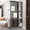 Grey+Black, variant on Multi-Tier Shelf Room Divider and Privacy Screen for Walls, Freestanding Entrance Hall Partition for Home Decor, Offices, and Salons