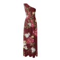 thumbnail image 5 of Lenago Robe Sans Manches Grande Taille pour Femmes Mode Décontractée Été Robe Imprimée à une Épaule Fendue Robes de Plage d'Été en Liquidation, 5 of 5