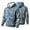 Blue, variant on Gothic Hoodie Men's Western Themed Graphic Pullover Hoodie Cowboy Style Oversized Sweatshirt with Black M