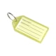thumbnail image 1 of Bewildely Llavero Etiqueta de nombre Equipaje Buggage Tarjeta Llavero Viaje al aire libre Llavero Visible Clasificación Titular Etiqueta Artesanía Amarillo Bewildely HA073981-02, 1 of 6