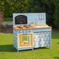 thumbnail image 2 of Costway Play Kitchen for Kids Wooden Toy Kitchen Playset with Removable Circulation Faucet, 2 of 10