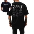 thumbnail image 2 of Jesus Is King Names of God Christian T-Shirt – Yahweh Worship Faith Graphic Tee, Religious Shirt Gift for Jesus Lovers Men & Women, 2 of 6