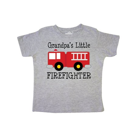 

Inktastic Grandpa s Little Firefighter Gift Toddler Boy Girl T-Shirt