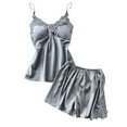 thumbnail image 2 of XINXIAOO Sexy Pajamas for Women Sleeveless Cami Tops Shorts Sleepwear for Home Summer Womens Shorts Pajamas Set, 2 of 3