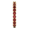 thumbnail image 4 of 1.2 ctw Wedding Band for Women - 18K Yellow Gold Natural Garnet Stackable Eternity Ring, 4 of 6